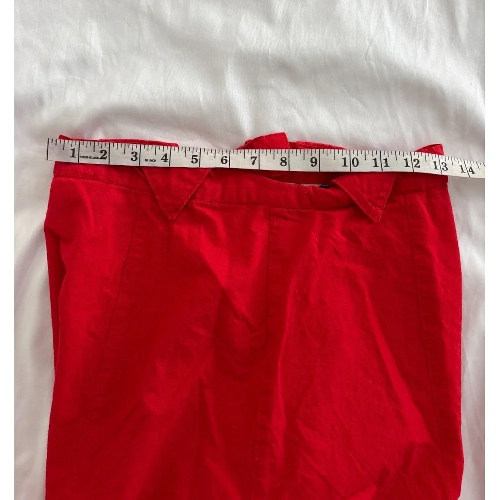Circle T Skirt 13/14 Red Handkerchief Kitsch Rockabilly Folk Chili Peppers Dance